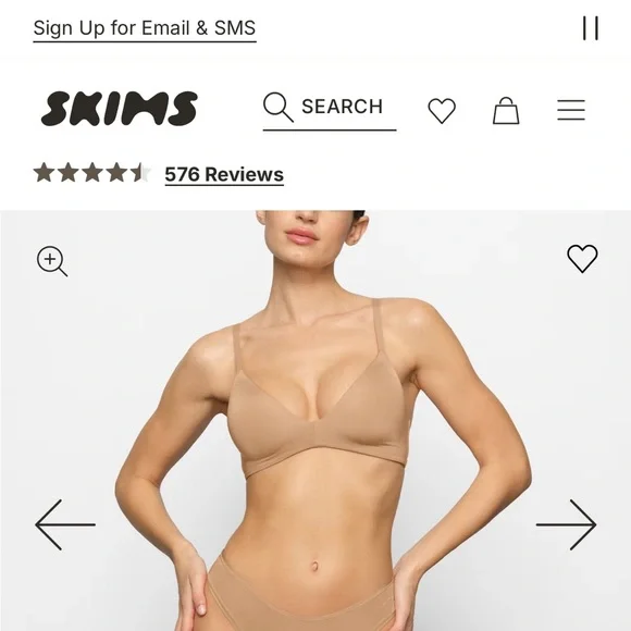 SKIMS Wireless Form T-shirt Demi Bra - Picture 6 of 6